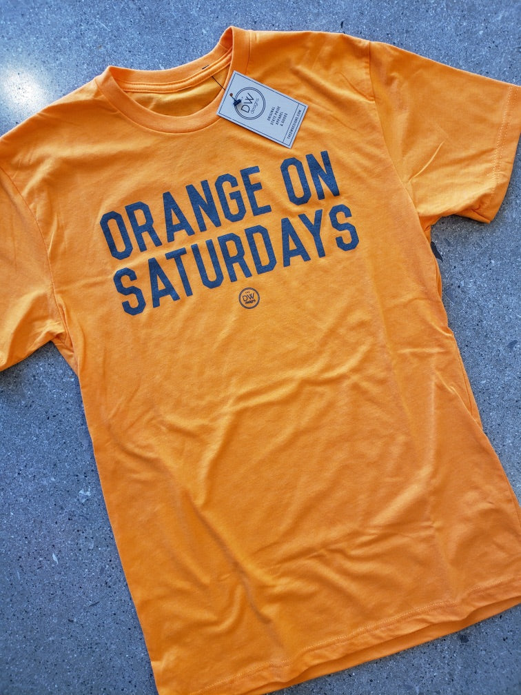 The Saturday Tee - Orange