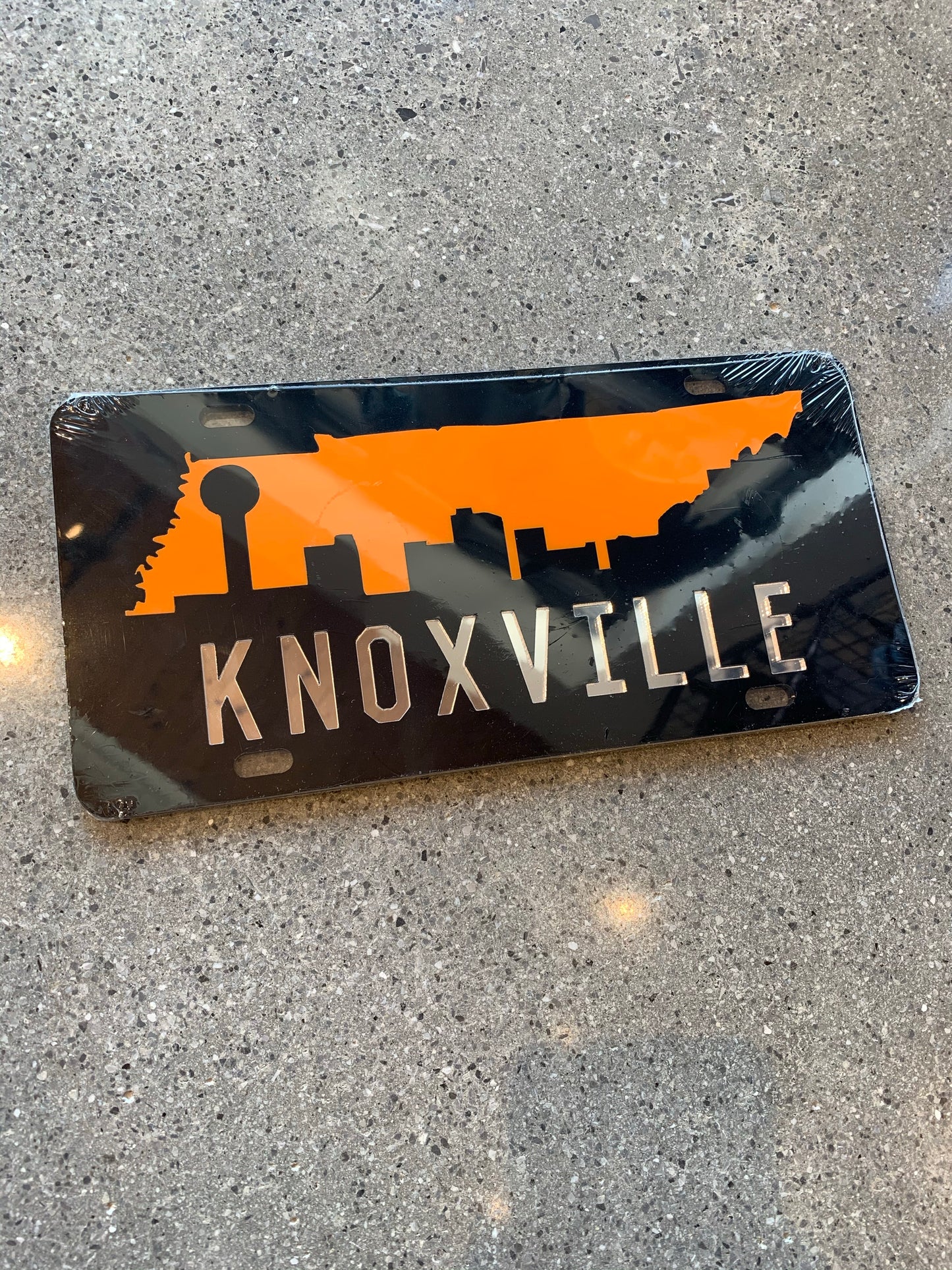 The Knox Skyline License Plate - Black