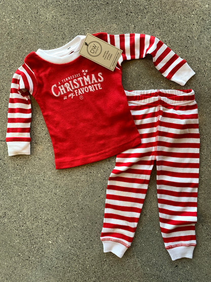 The Favorite TN Christmas Pajama Set
