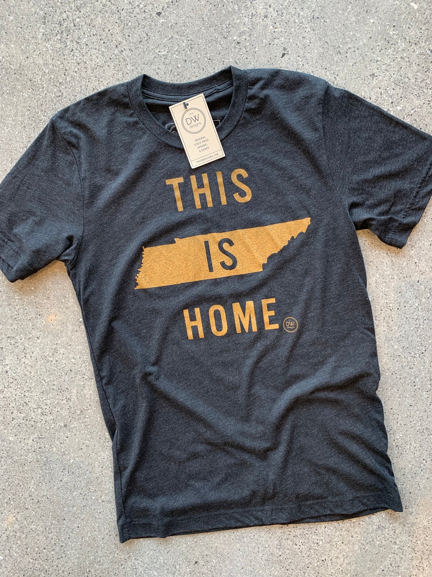 The This is Home Tee - Charcoal