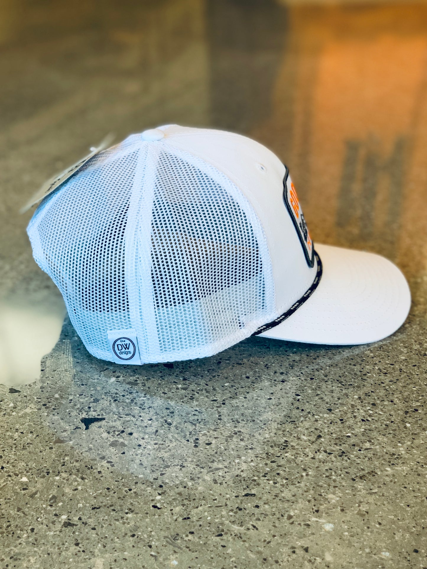 The Good Ole 5.0 Rope Trucker Hat - White