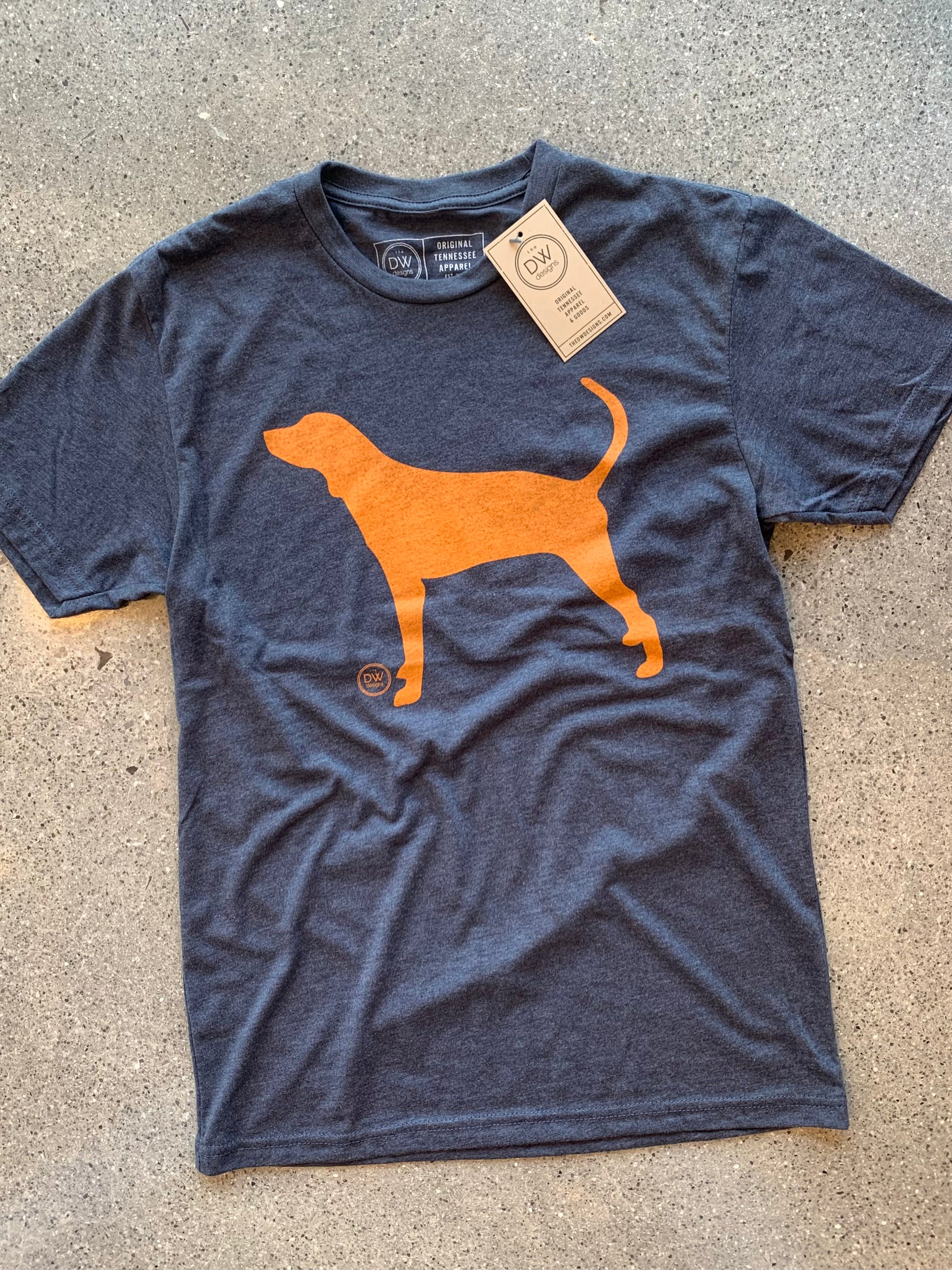 The Hound Dog Tee - Navy – The DW Designs The Hound Dog Tee - Navy – The DW Designs