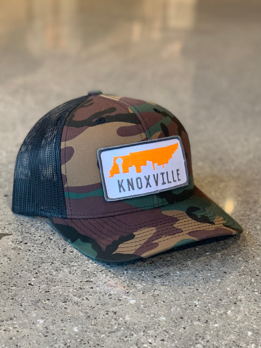 The Knox Skyline Trucker Hat - Camo