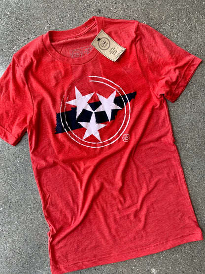 The Red Tristar State Tee