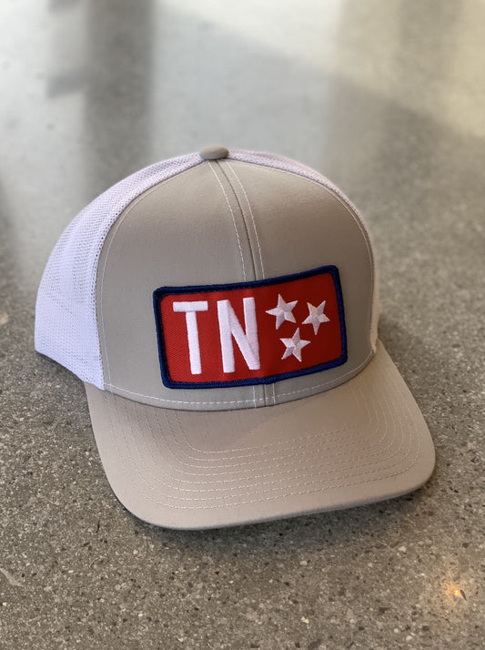 The TN Stars Americana Trucker Hat- Silver