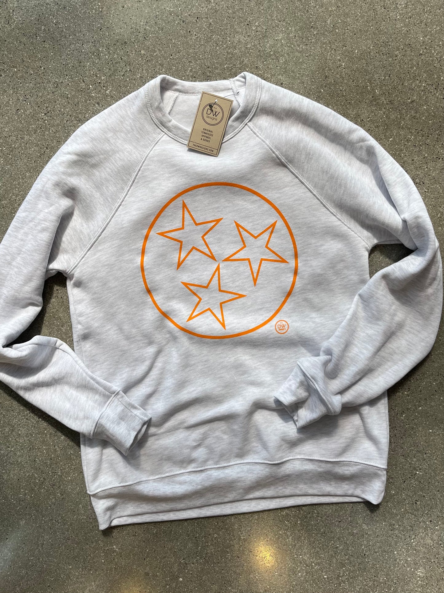 The Tristar Outline Sweatshirt - Ath Grey