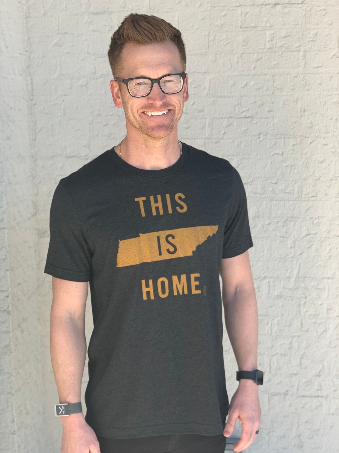 The This is Home Tee - Charcoal