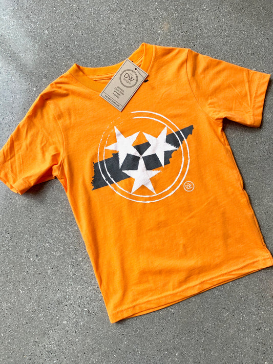 The Tristar State Kids' Tee - Orange