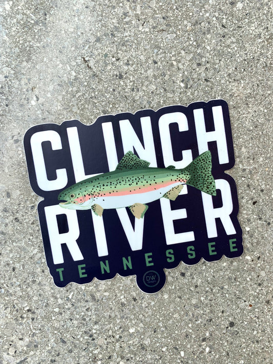 The Clinch River Trout Sticker