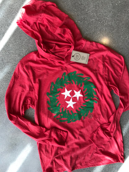 The TN Christmas Wreath Tee Hoodie