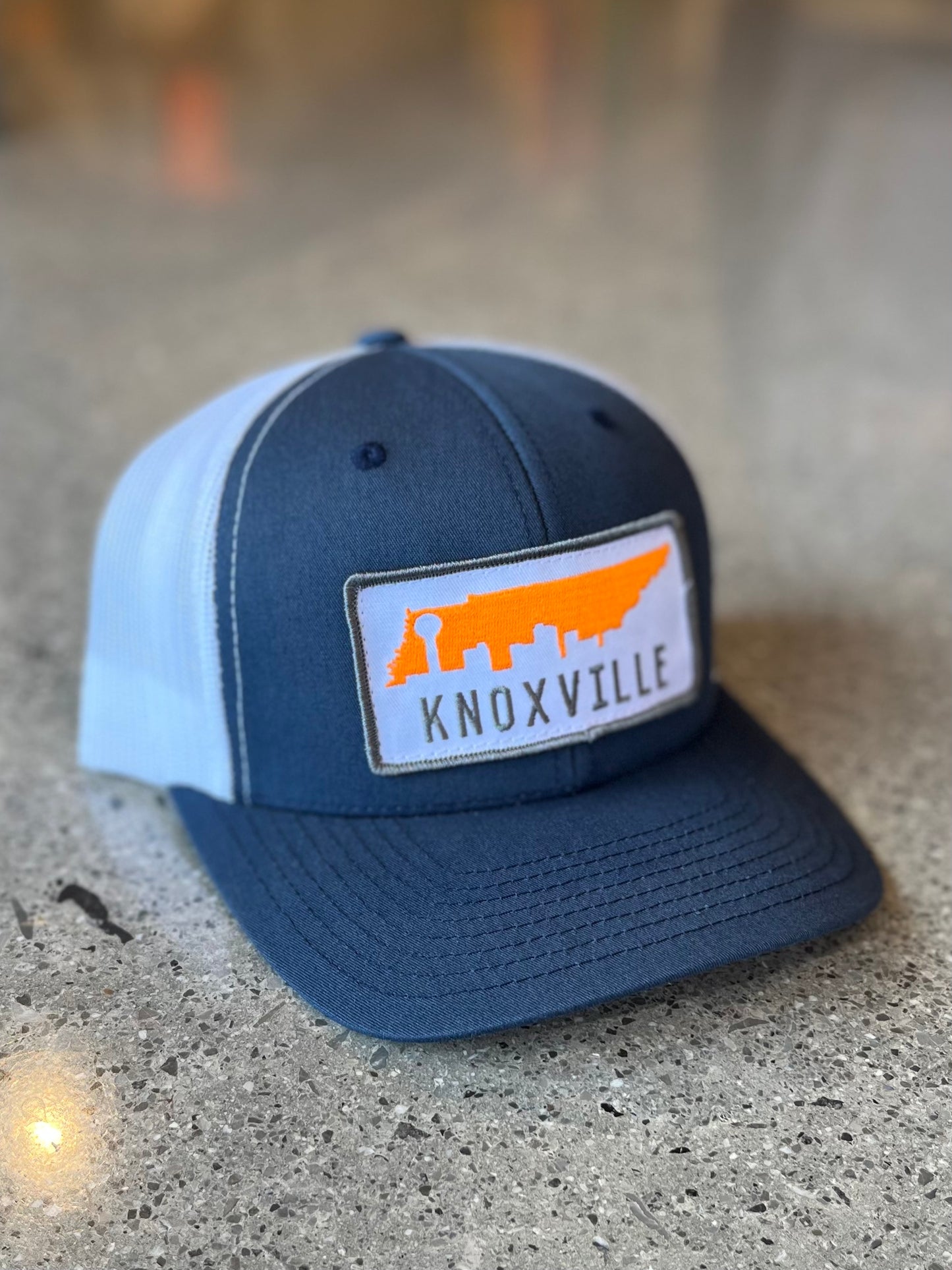 The Knox Skyline Trucker Hat - Navy